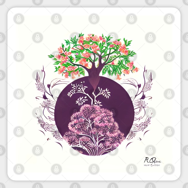 Japanese Art - Money Tree Sticker by Greenbubble